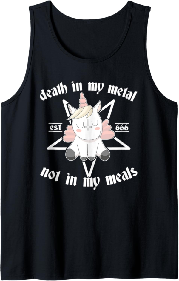 Satan Unicorn Death In My Metal Not In My Meals Vegan Music ... - Image 2